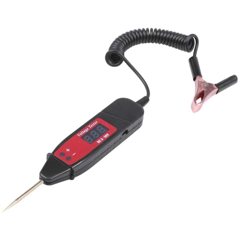 Universal 5-36v Car Digital Lcd Voltage Test Pen Professional