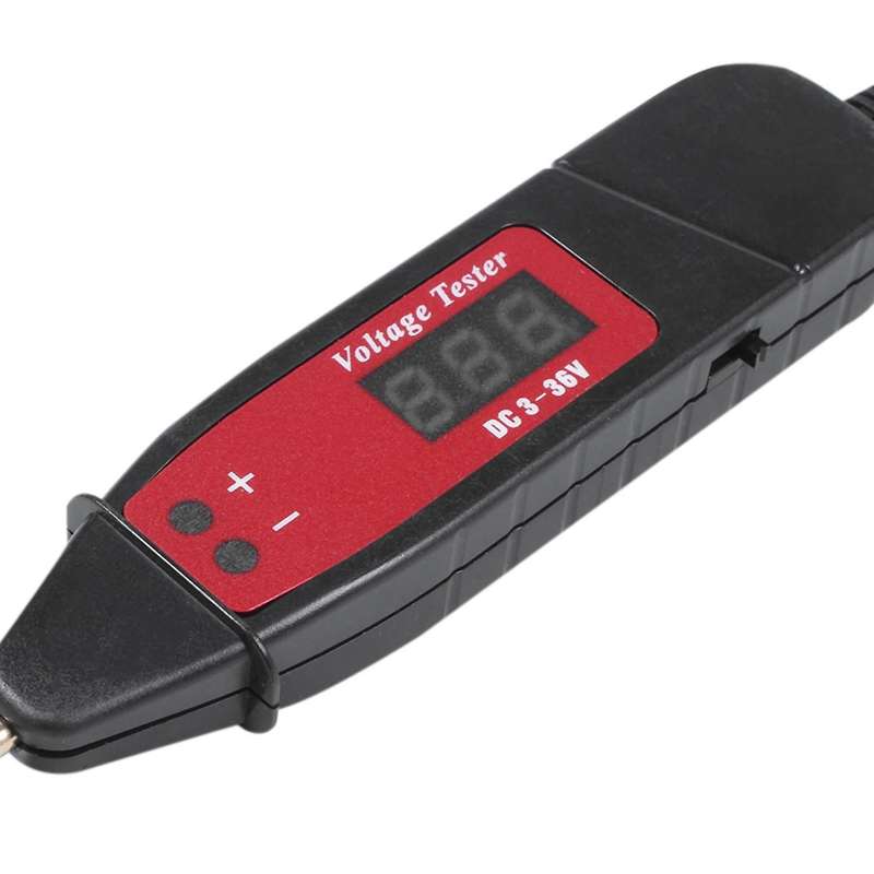 Universal 5-36v Car Digital Lcd Voltage Test Pen Professional
