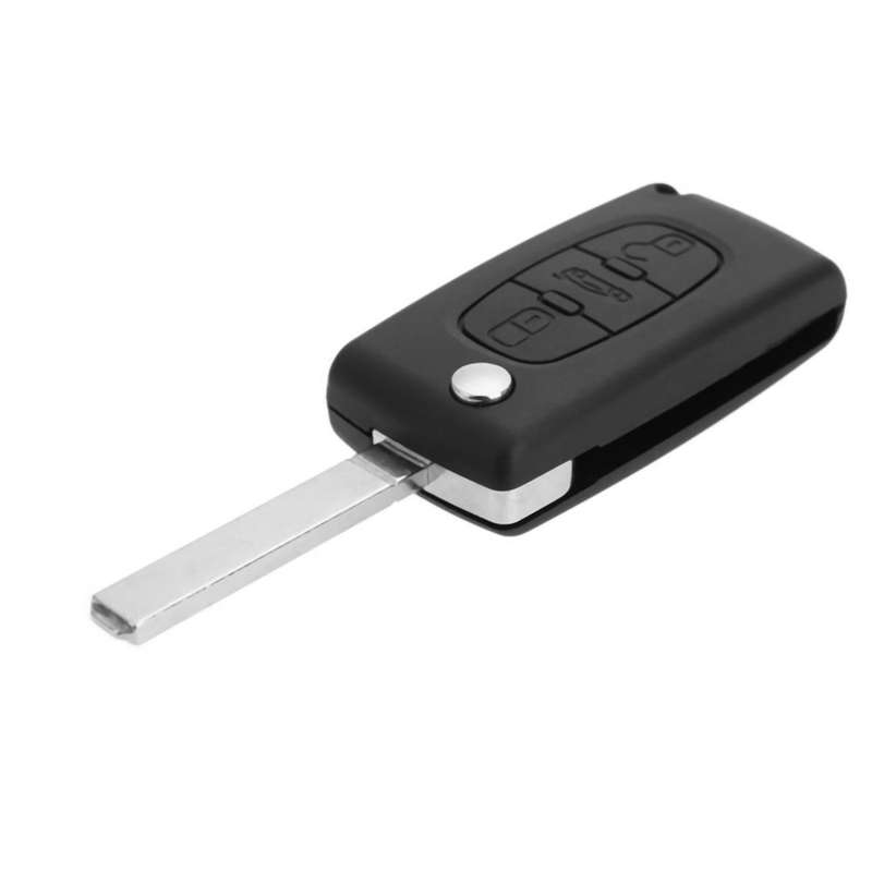 2x Remote Car Key Case Shell for Peugeot 407 307 308 607 3 Buttons