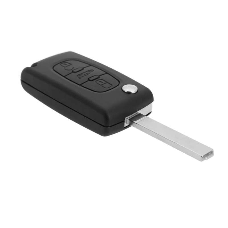2x Remote Car Key Case Shell for Peugeot 407 307 308 607 3 Buttons