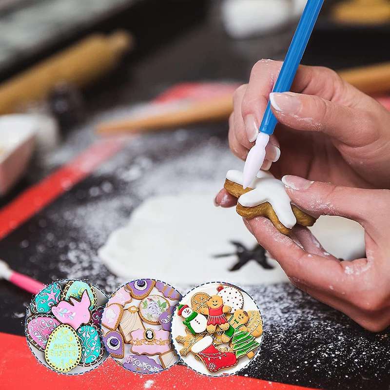 24 Pcs Cookie Decorating Kit Fondant Cake Decorating Tool Include