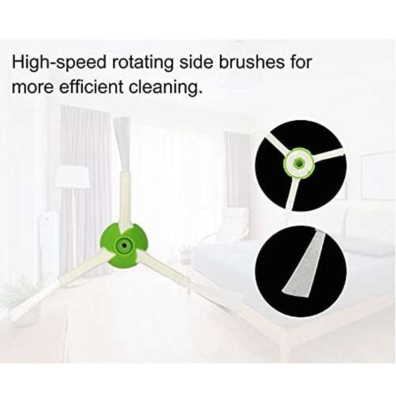 Side Brush for Irobot Roomba E, I, & J Series Robot Vacuums,12-pack