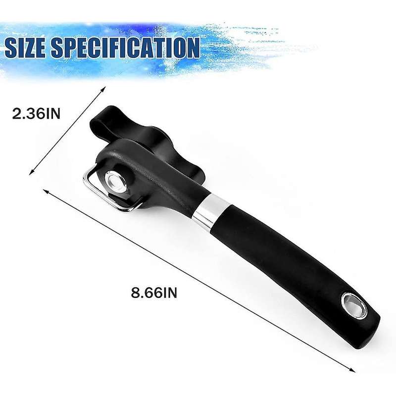 Manual Can Opener, Smooth Edge Can Opener, for Kitchen, Restaurant