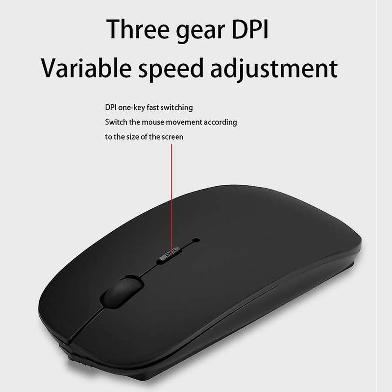 M105 Optical Mouse, Ipad Flat Bluetooth Wireless Silent Mouse Black