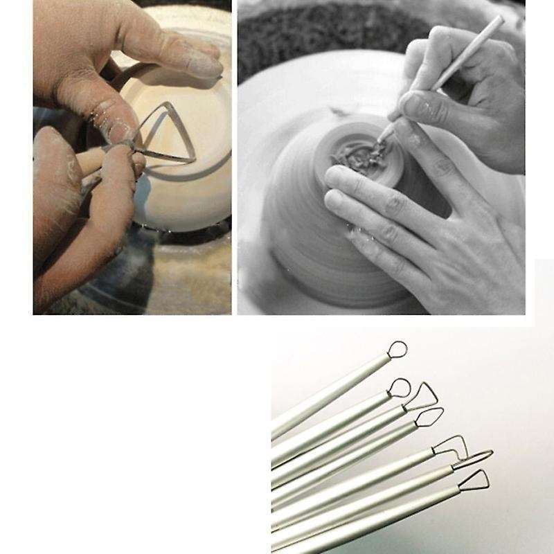 Stainless Steel Polymer Clay Tool Pottery Ceramic Carving Tool