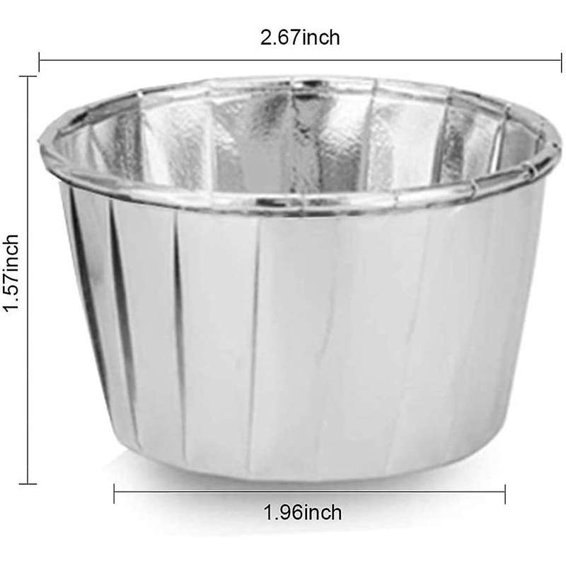 Foil Cupcake Cups Cupcake Liners Cups for Baking Foil Baking Cups C