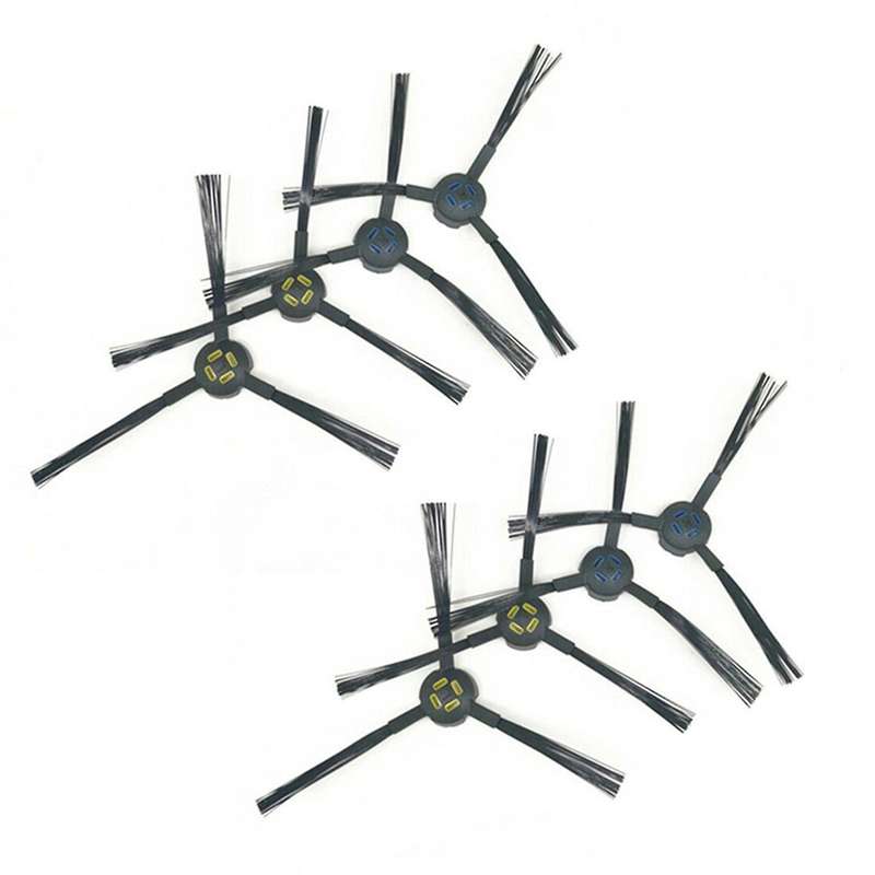 8pcs Side Brushes for Ilife Ilife X750 V8s V80 V8 Vacuum Cleaner
