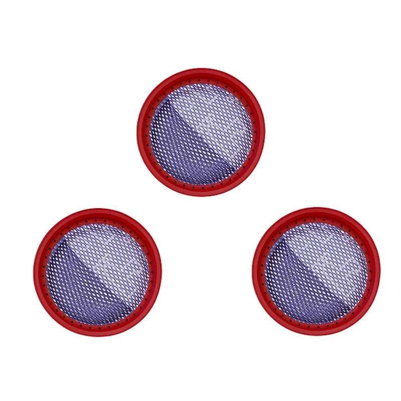 3pcs for Dibea D18 D008pro Hand-held Vacuum Cleaner Round Filter
