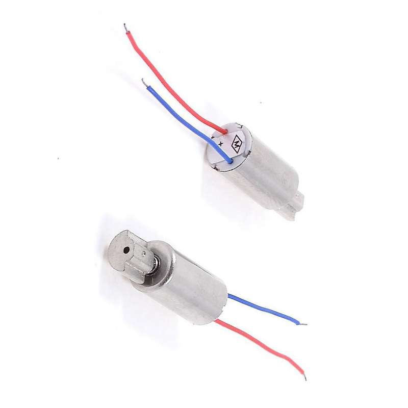 2pcs 6mm X 12mm Mini Coreless Vibration Motor for Aircraft Toy