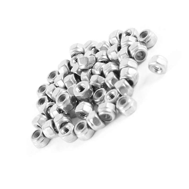 50 Stueck Edelstahl 304hc Hardware Hex Kontermutter M2 A270