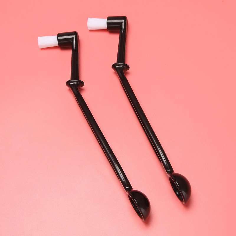 Coffee Brush with Spoon&58mm Stainless Steel Blind Filter&wood Brush