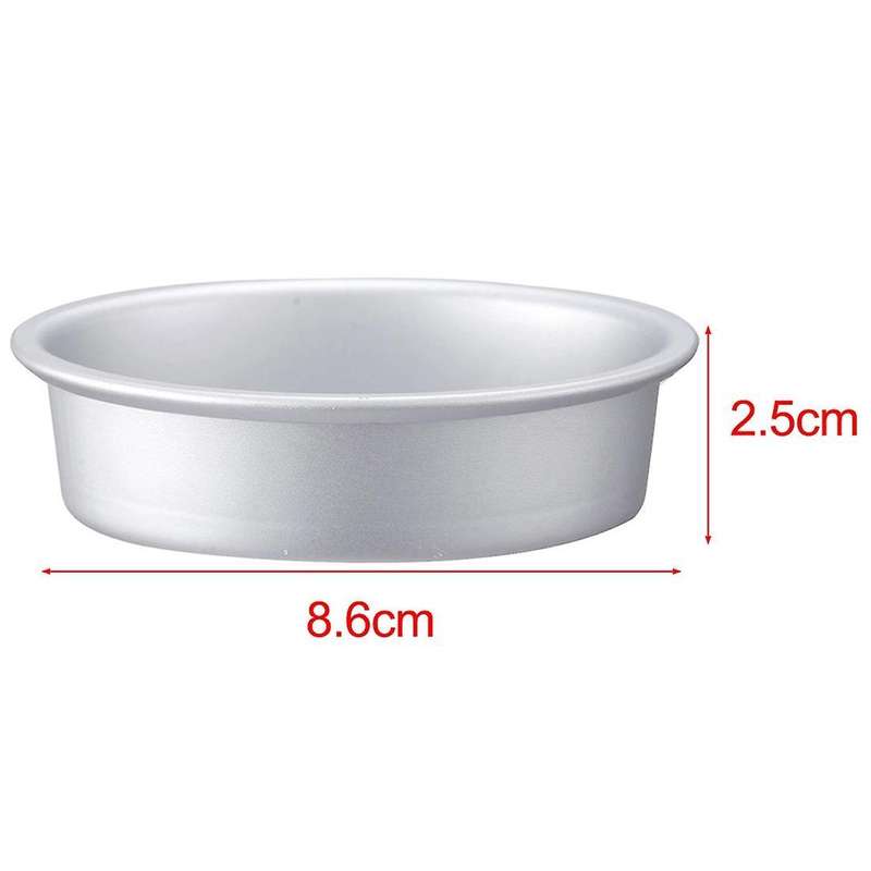 6pcs Cheese Pans Non-stick Bakeware Oval Shape Bread Mold Diy Tools