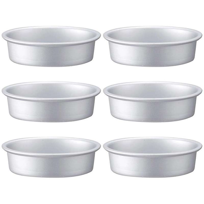 6pcs Cheese Pans Non-stick Bakeware Oval Shape Bread Mold Diy Tools