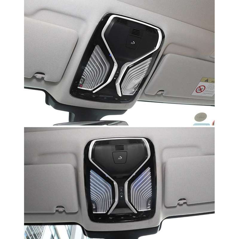 Reading Light Trim Cover Chrome Silver Trim Strip Decoration For-bmw