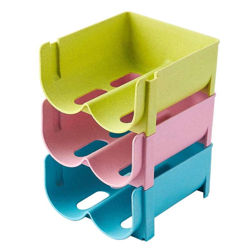 Refrigerator Storage Box Drinks Holder Fridge Beer Storage Rack