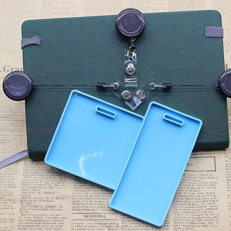 Resin Card Silicone Mold Id Card Holder Mold Diy Epoxy Mold Mold Card