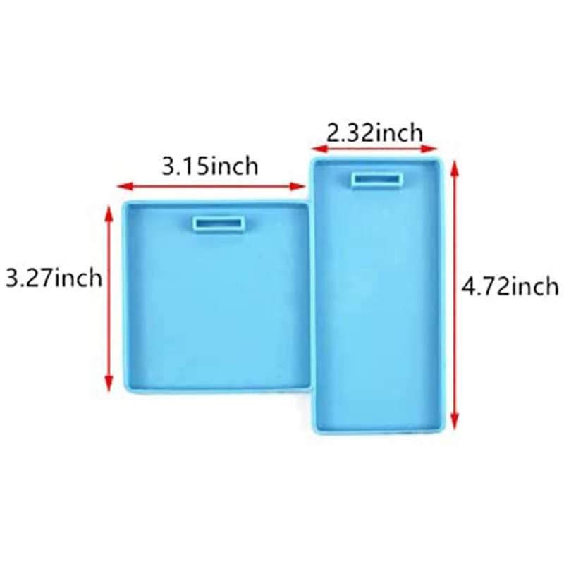 Resin Card Silicone Mold Id Card Holder Mold Diy Epoxy Mold Mold Card
