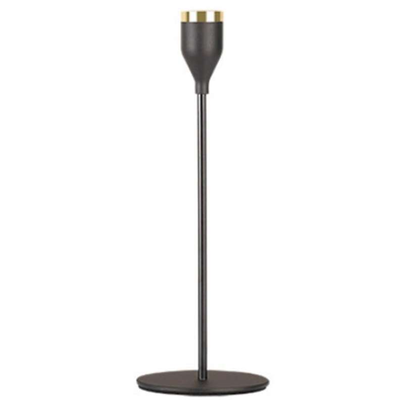 Modern Gold with Black Metal Candle Holders Wedding Home Decor,c