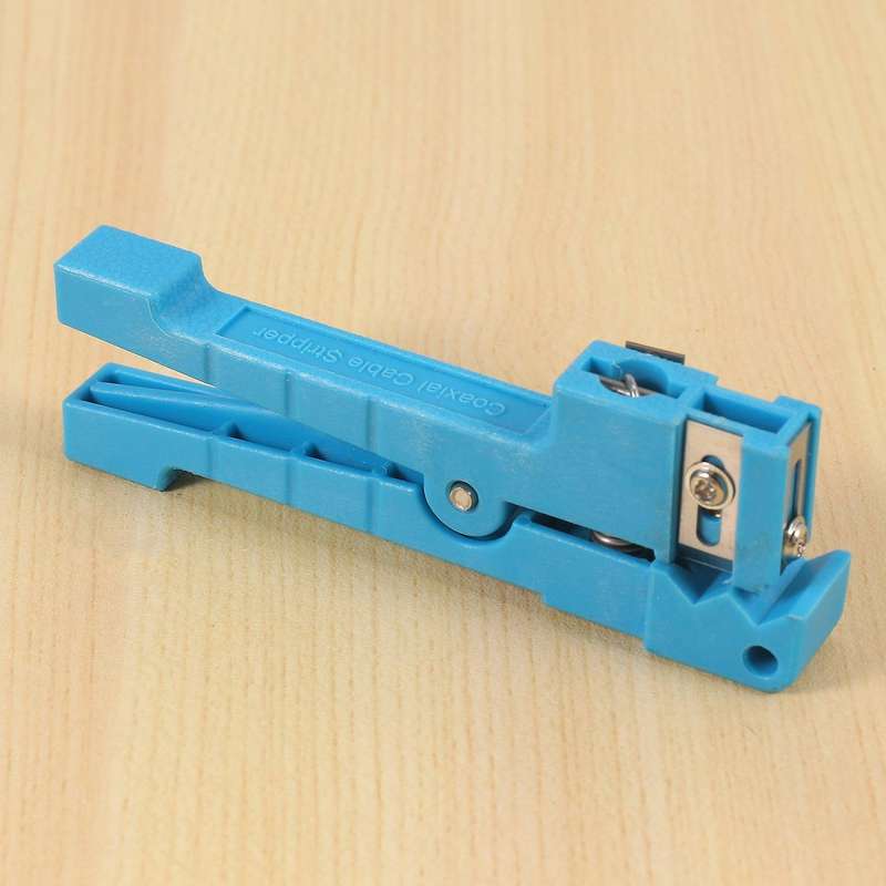 45-163 Fiber Optic Mid Span Cable Cutting Tool Loose Tube Cutter Blue