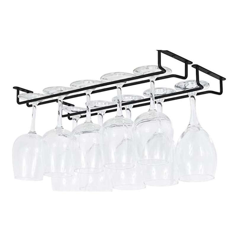 Wine Glass Rack - Under Cabinet Stemware Wine Glass Holder 1pcs