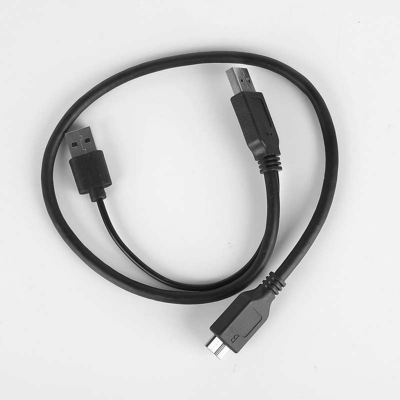 Double Head Usb to Micro-b Splitter Cable Usb 3.0 Mobile Data Cable