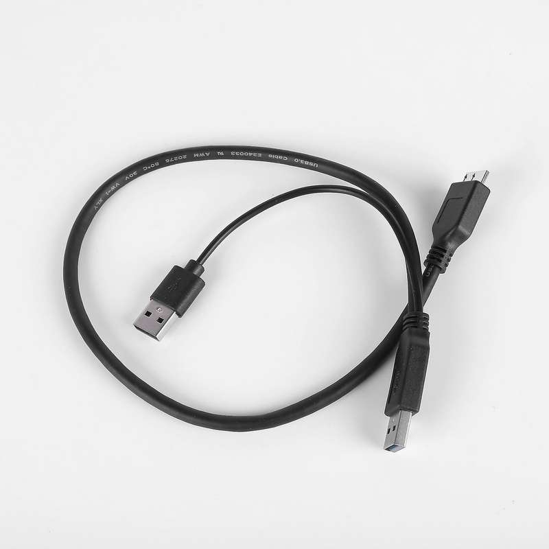 Double Head Usb to Micro-b Splitter Cable Usb 3.0 Mobile Data Cable