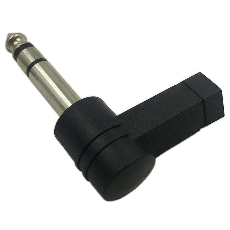 Gold 6.35mm 1/4in Mono Male Jack to Rca Female Plug Adapter Connector