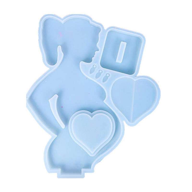 Resin Photo Frame Mould,for Casting,pregnant Mother Shape Epoxy Mould