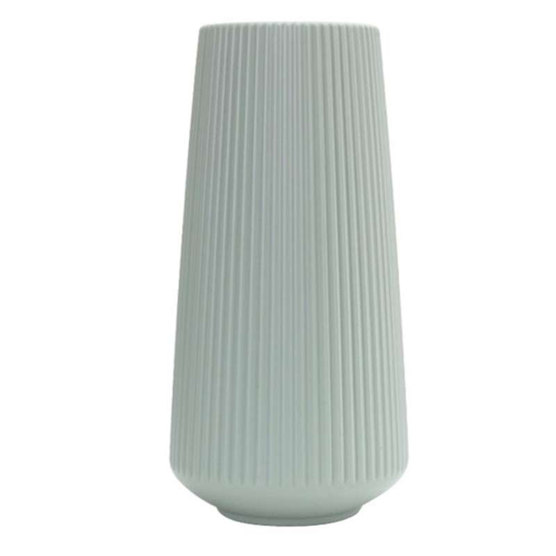 Nordic Style Plastic Vase Dried Flower Arrangement Pot Holder,green