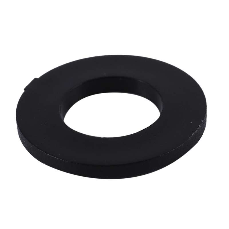 Nylon Flat Round Plastic Washer Assortment Kit Black 350pcs