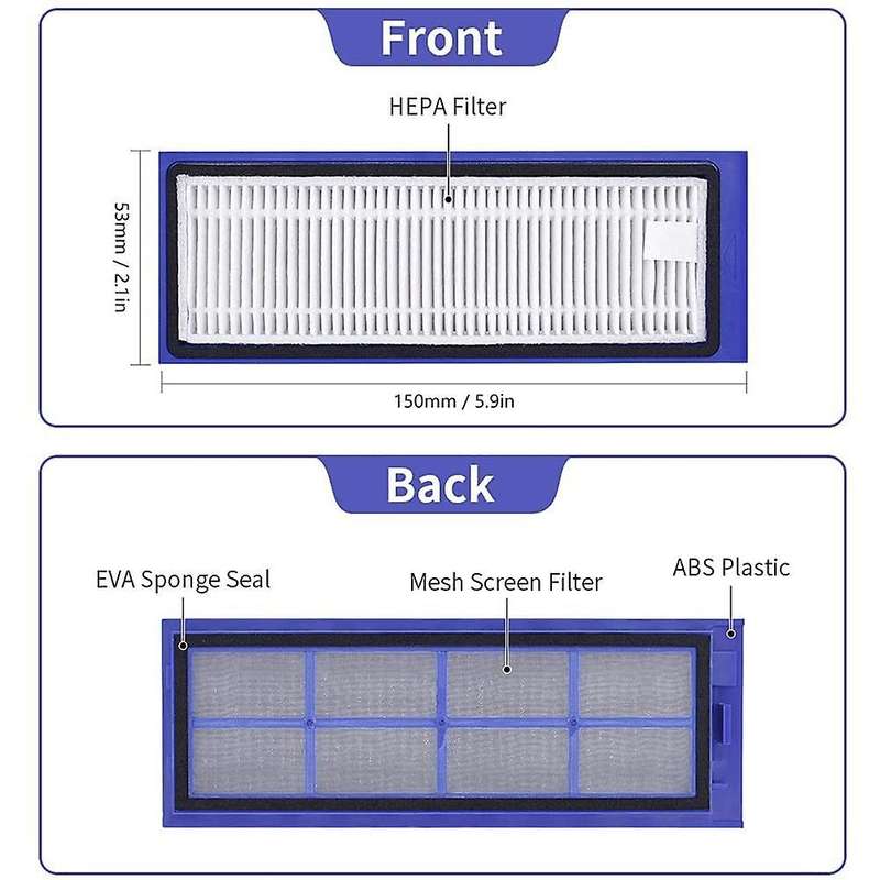 Hepa Filter for Eufy Robovac L70 Hybrid Robot Vacuum Parts, 4-pack