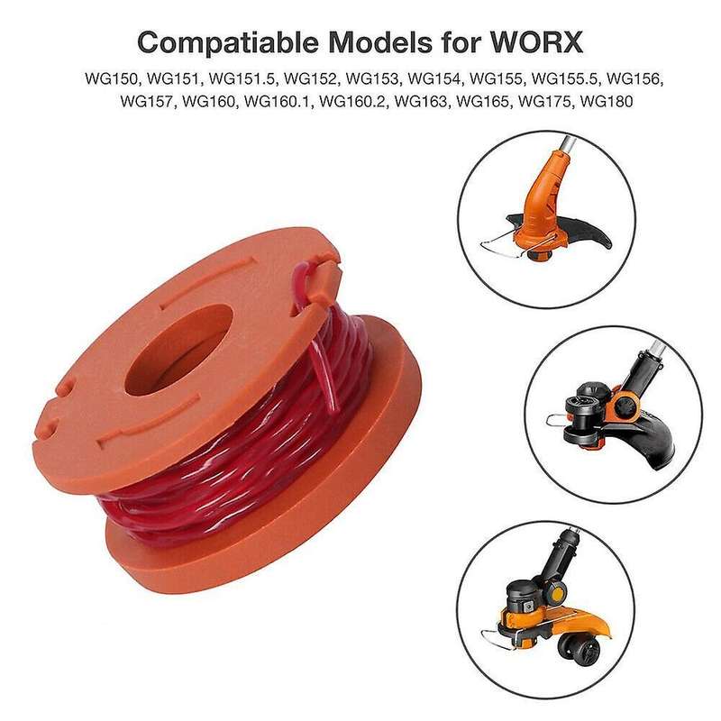 9 Pack Replacement Spool String Trimmer 8 Pack Spool and 1 Coil Cover