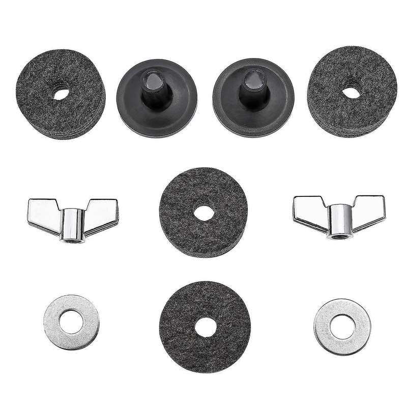 18 Pieces Cymbal Accessories Cymbal Felts Hi-hat Clutch Felt