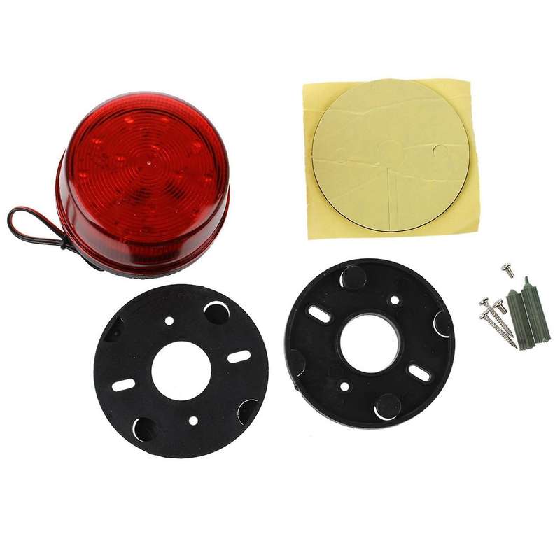 Alarm Licht Rot Led Warnlicht Strobe Dc12v Fuer Signalgeber