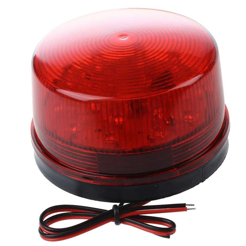Alarm Licht Rot Led Warnlicht Strobe Dc12v Fuer Signalgeber