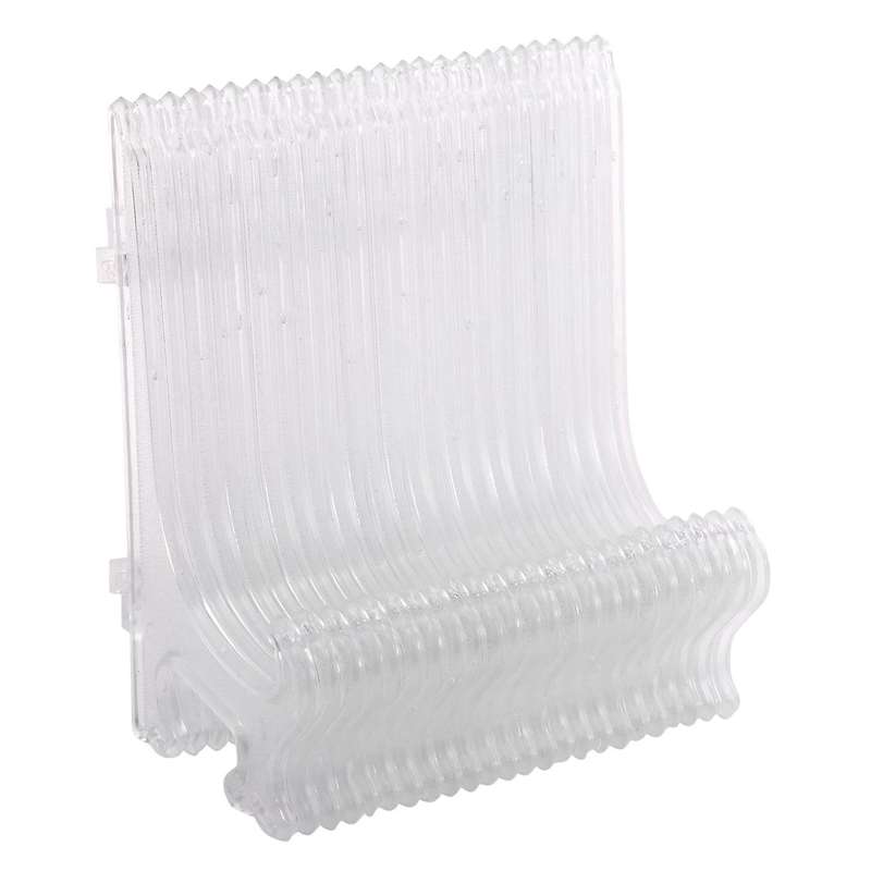 12pcs/set Clear Plastic Easels Plate Frame Photo Book Pedestal Holder
