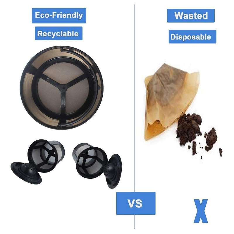 Reusable Mesh Ground Coffee Filter Basket for K-duo Essentials