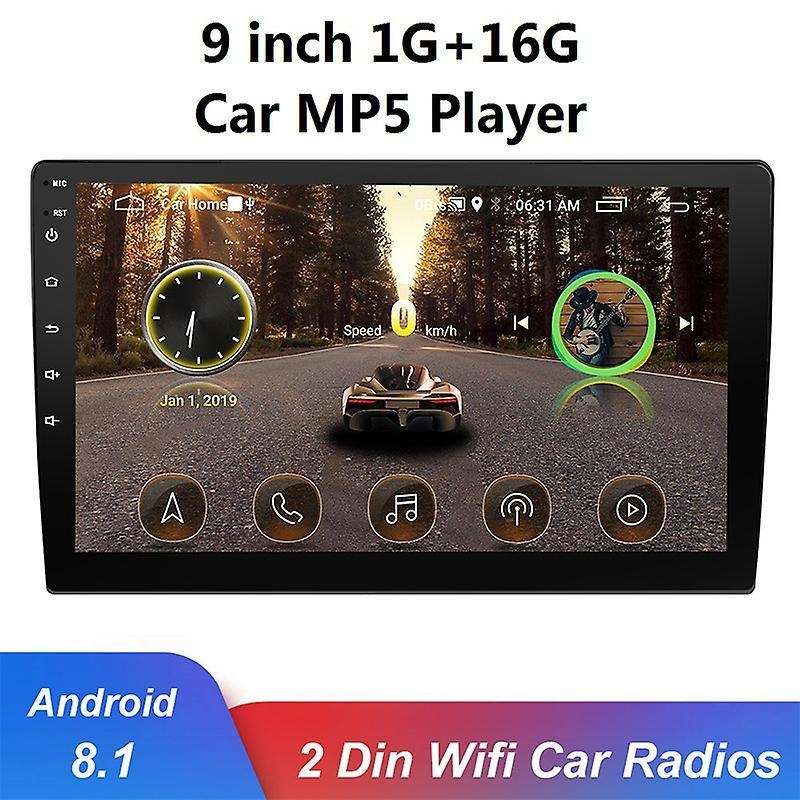 2 Din 9 Inch Android 8.1 Universal Car Radio Multimedia Mp5 Player