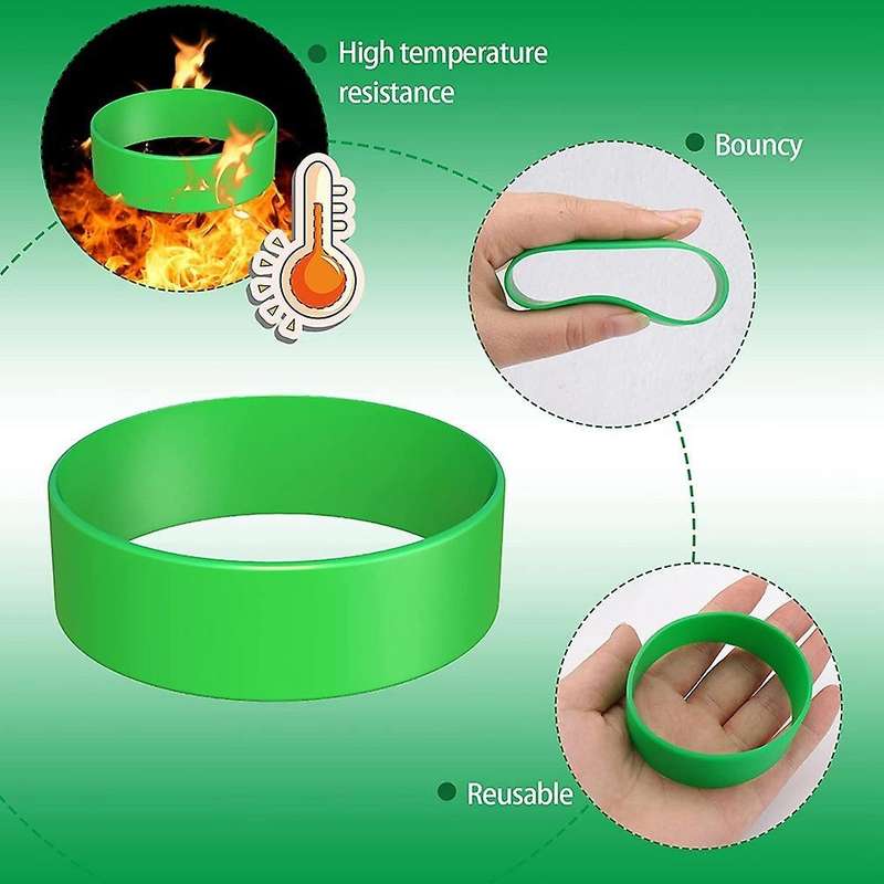 10 Pack Silicone Bands for Sublimation Tumbler, Diy Blank Cup A