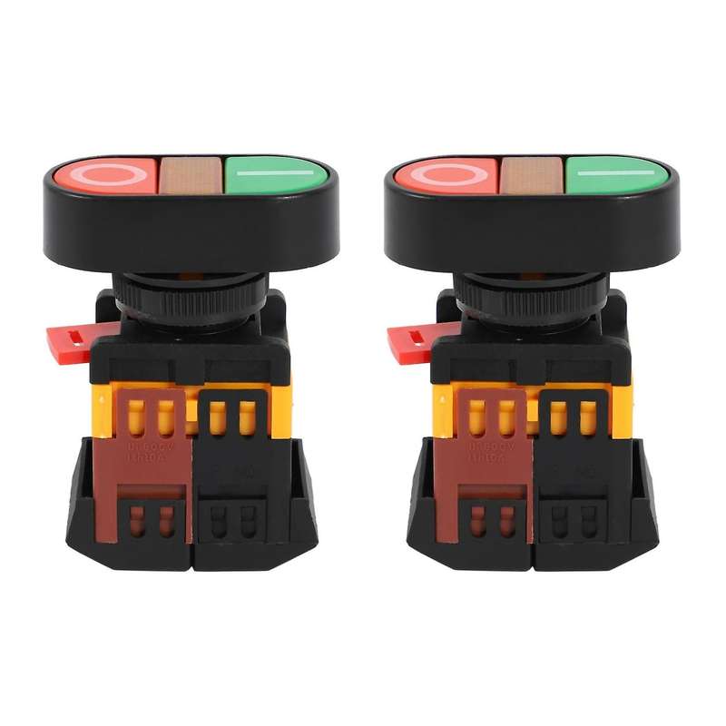 Ac 600v 10a Momentaneo Boton Pulsar Interruptor Con 220v Neon Luz