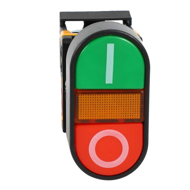 Ac 600v 10a Momentaneo Boton Pulsar Interruptor Con 220v Neon Luz