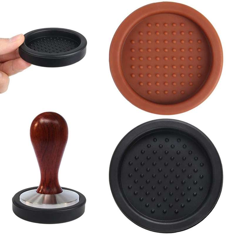 4x Coffee Tamper Mat, Food Safe Silicone Tamping Stand Mat Anti-slip