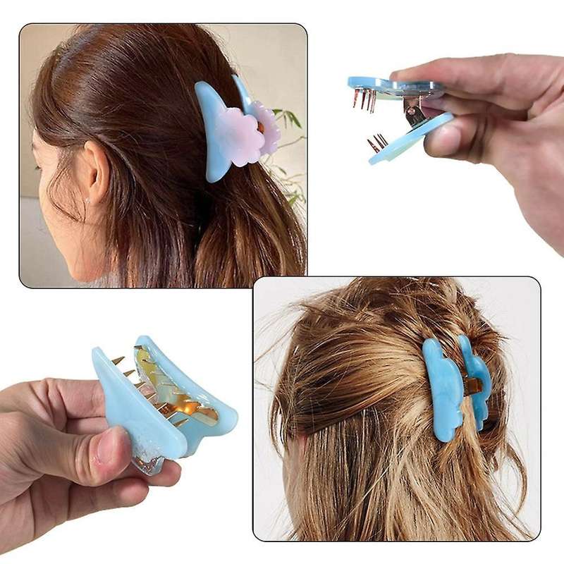 Irregular Shark Hair Clip Epoxy Resin Mold Diy Crafts Casting Tools