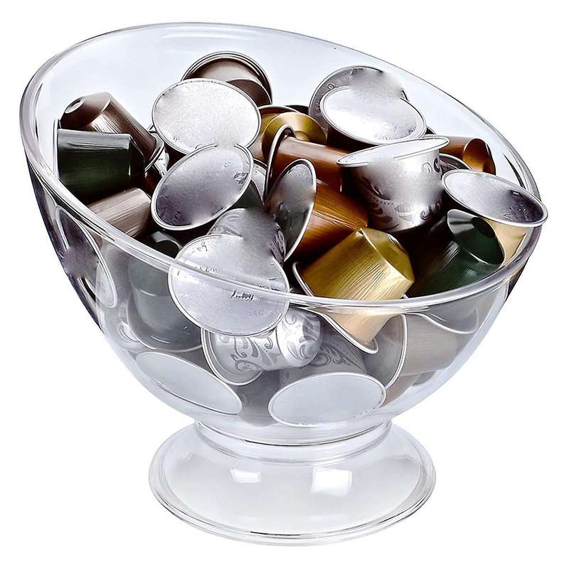 Coffee Pod Holder K Cup Holder Transparent Plastic Large Capacity