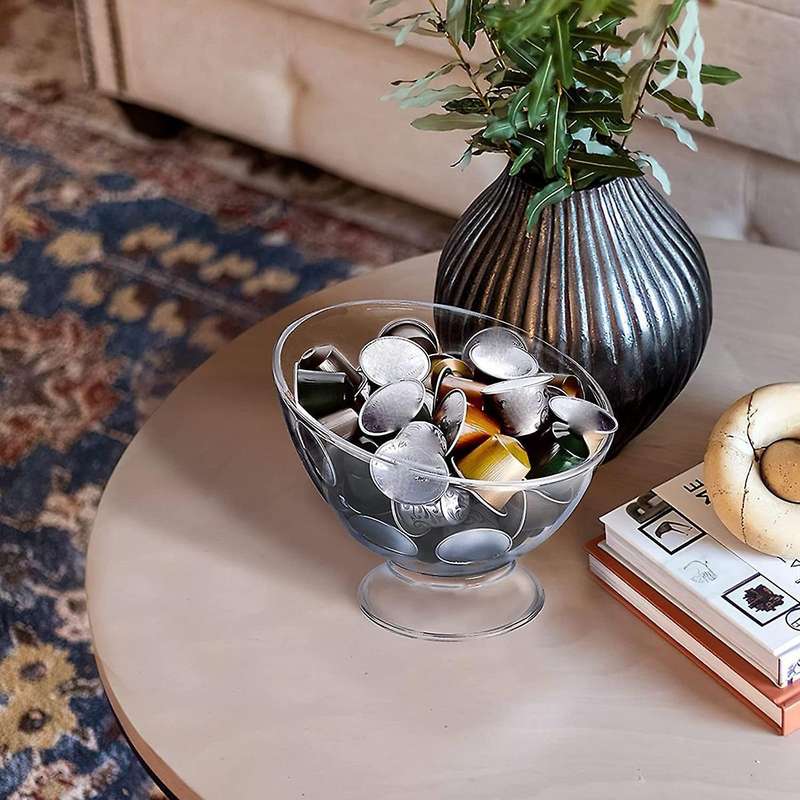 Coffee Pod Holder K Cup Holder Transparent Plastic Large Capacity