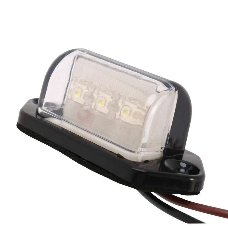 3x 12/24v 3 Led License Plate Tag Light Boat Rv Interior Step Lamp