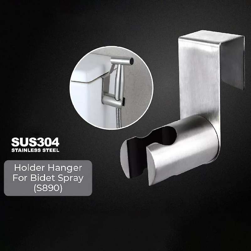 Sprayer Holder, Steel Holder for Toilet Bidet Sprayer Brushed Nickel