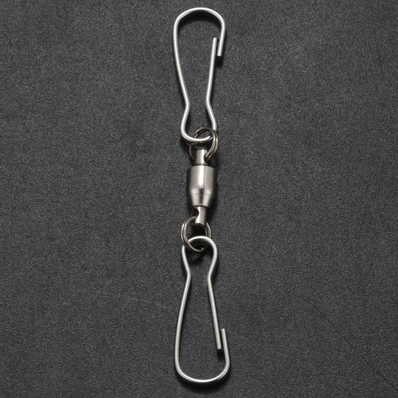 12 Pack Spinning Double Clip Swivel Hooks for Wind Spinners, Hanging
