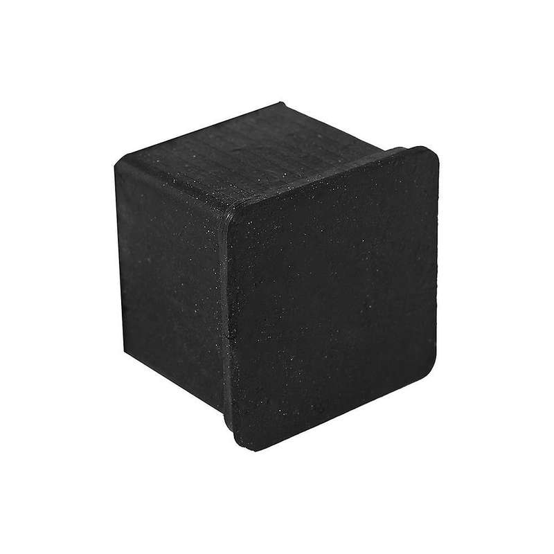 10 Stuecke Schwarz Viereckig Gummi Fusskappen Stuhlkappen