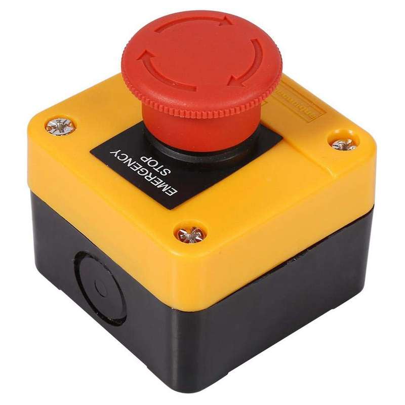 660v 10a Emergency Switch Button Plastic Case Emergency Stop Button